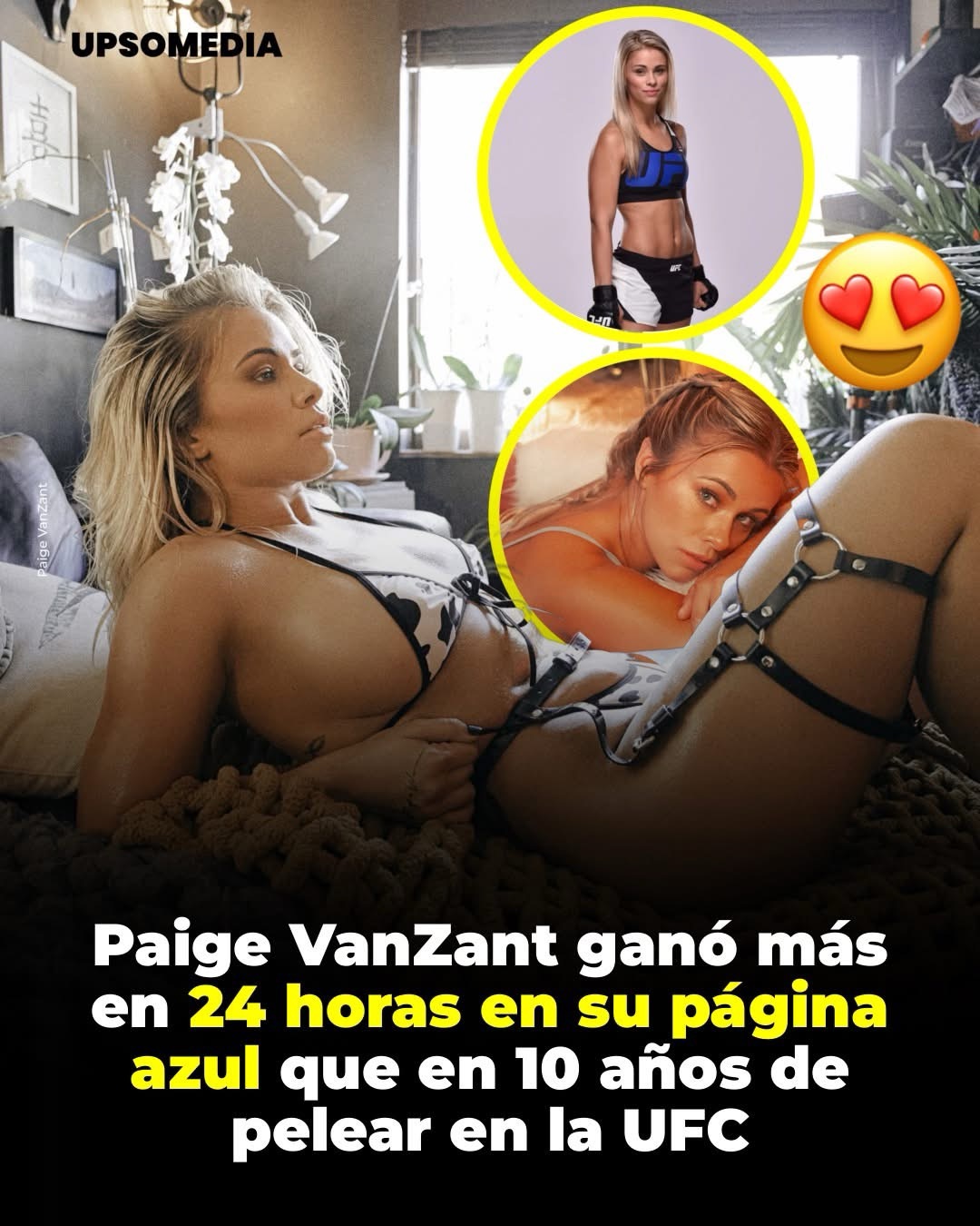 Paige descubrió que sus seguidores preferían verla sin guantes y sin muchas cosas más🥊✨
