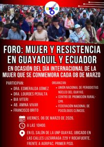 Foro de la Mujer y Resistencia en Guayaquil y Ecuador