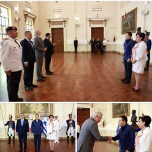 EL PRESIDENTE DANIEL NOBOA RECIBIÓ LAS CARTAS CREDENCIALES DE DIPLOMÁTICOS DE GUATEMALA, BÉLGICA Y GRECIA