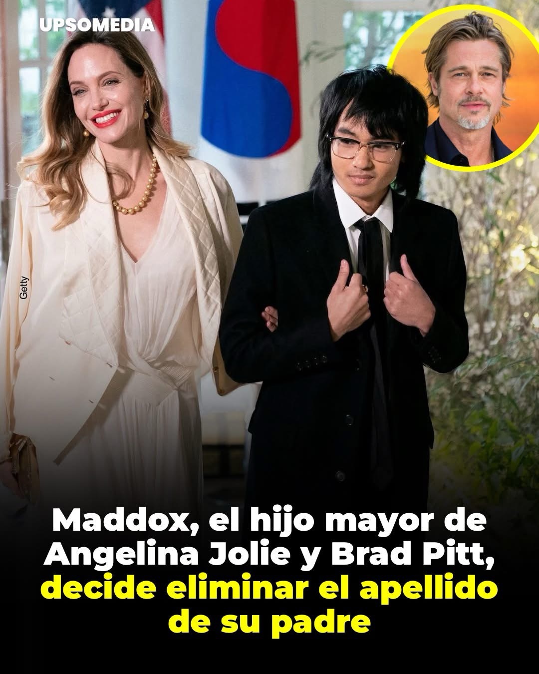 El mayor de los 6 hijos de Angelina Jolie y Brad Pitt, Maddox, ha decidido seguir los pasos de sus hermanos al prescindir del apellido de su padre.