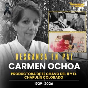 El último adiós a la “mano derecha” de Chespirito: Gracias por todo, Carmen Ochoa Aranda.