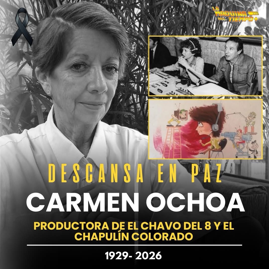 El último adiós a la “mano derecha” de Chespirito: Gracias por todo, Carmen Ochoa Aranda.