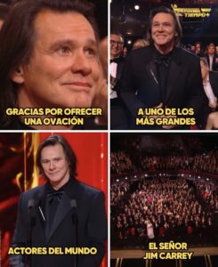 Ovación Histórica Para Jim Carrey