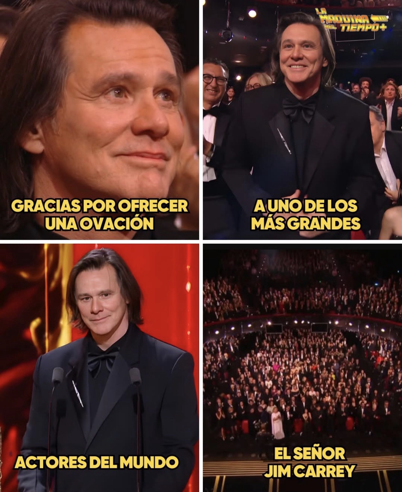 Ovación Histórica Para Jim Carrey
