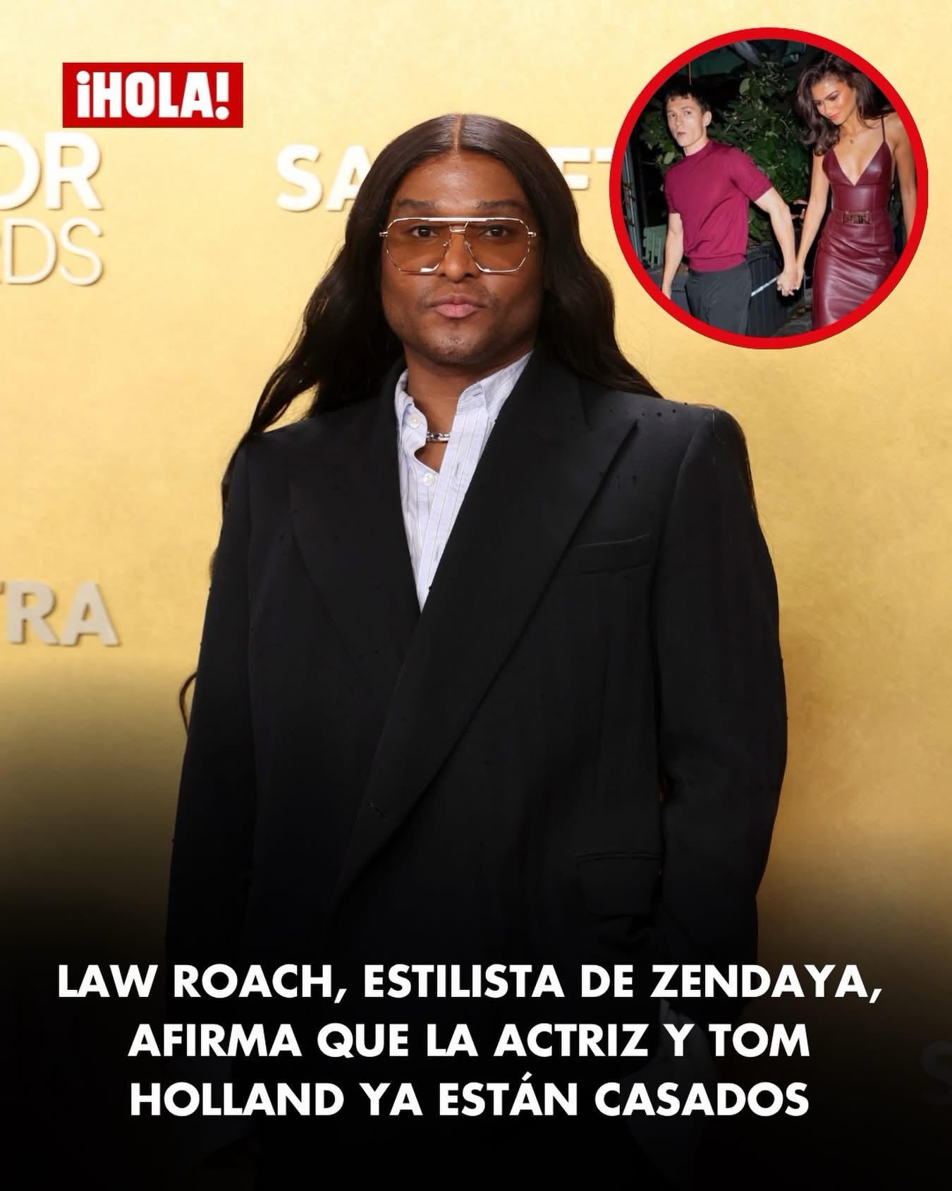 Zendaya y Tom Holland ya están casados, según reveló su estilista Law Roach