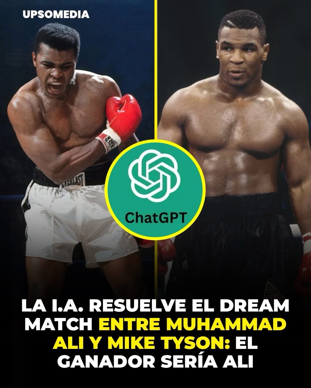 El enfrentamiento soñado para todo fanático del boxeo es entre Muhammad Ali y Mike Tyson