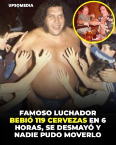 El luchador y actor francés conocido como André “El Gigante” contó cómo fue la fiesta más loca de su vida.
