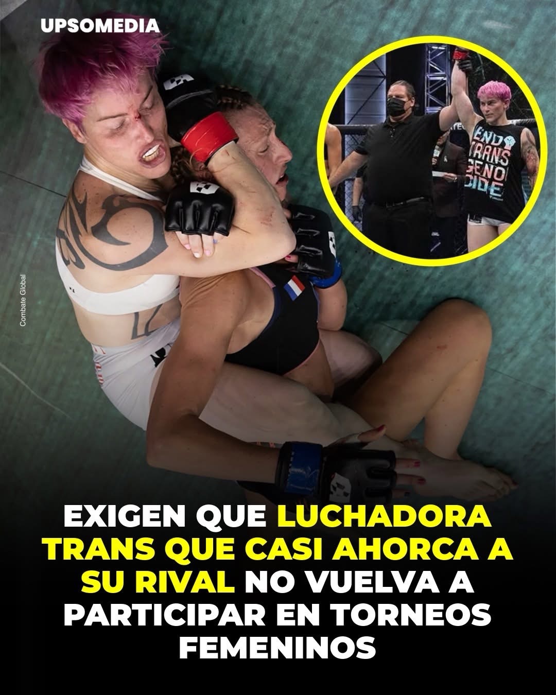 Alana derrotó por sumisión a su rival con muchísima facilidad, dejando una imagen que generó indignación entre gran parte de los fanáticos