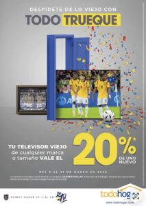 Todohogar presenta “TODO TRUEQUE”: Despídete de los viejo y dale la bienvenida a una nueva televisión