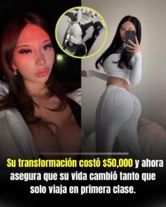 Pagó $50,000 por su transformación… y ahora asegura que volar en Primera Clase no es lujo, sino necesidad.
