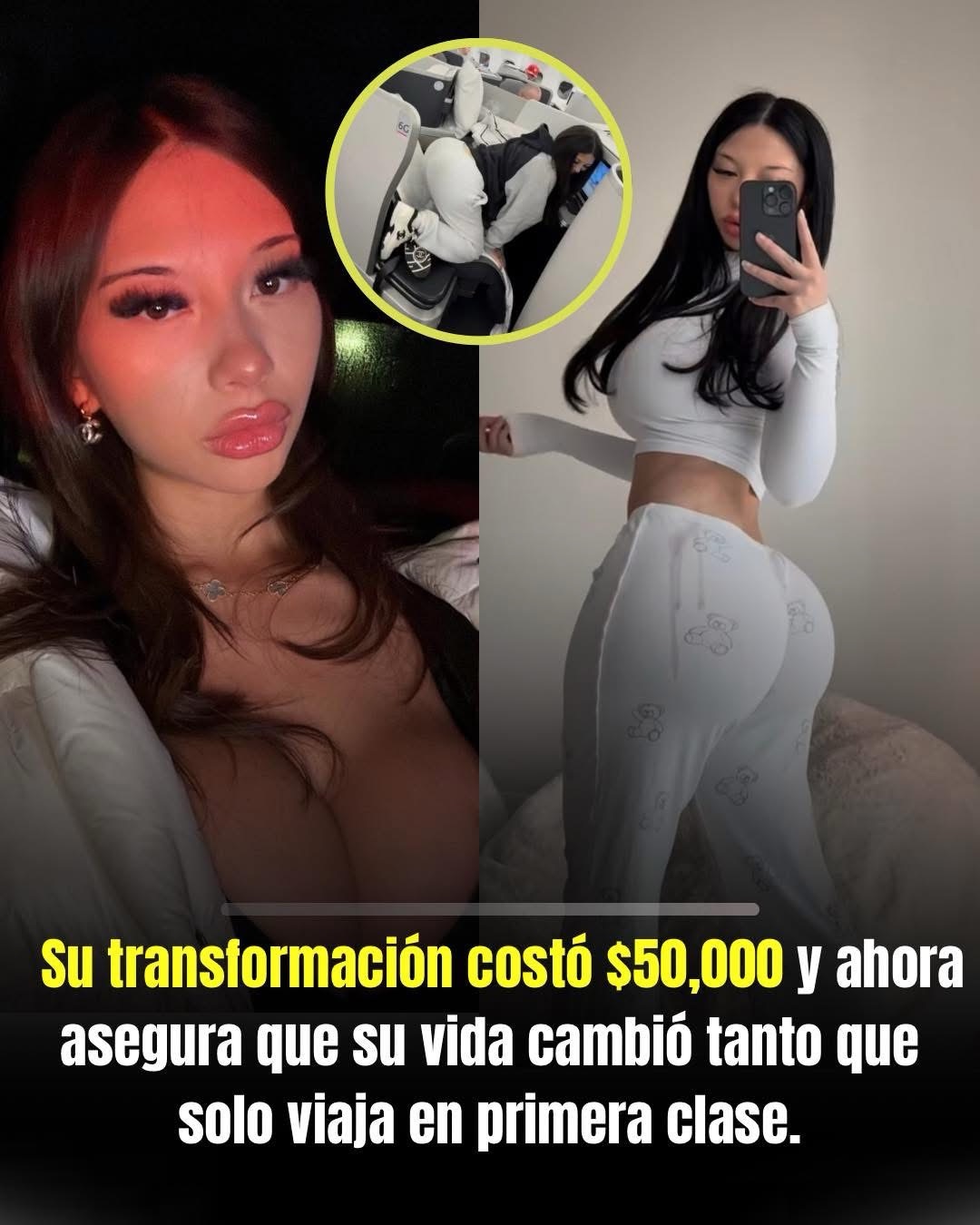 Pagó $50,000 por su transformación… y ahora asegura que volar en Primera Clase no es lujo, sino necesidad.