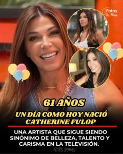 Catherine Fulop, una de las figuras más populares de la televisión latinoamericana