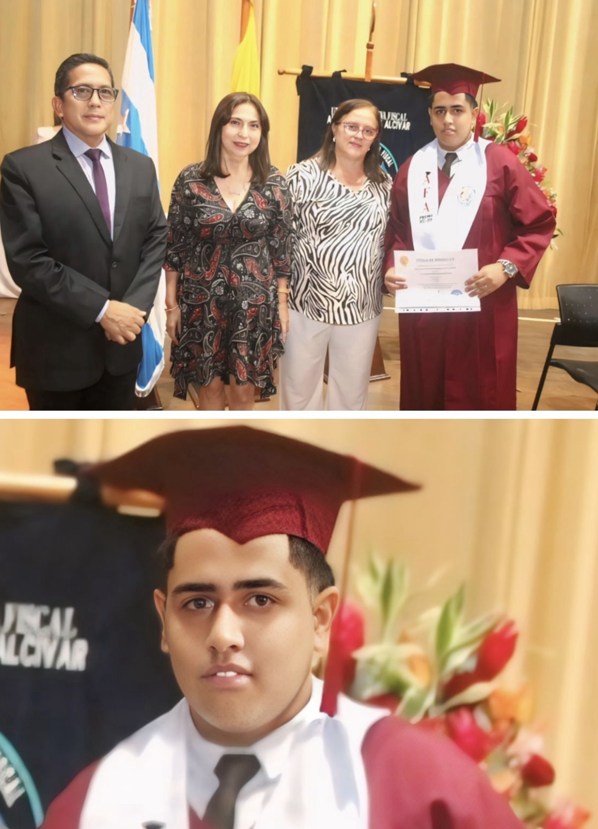 ¡Felicidades al nuevo Bachiller de la República!