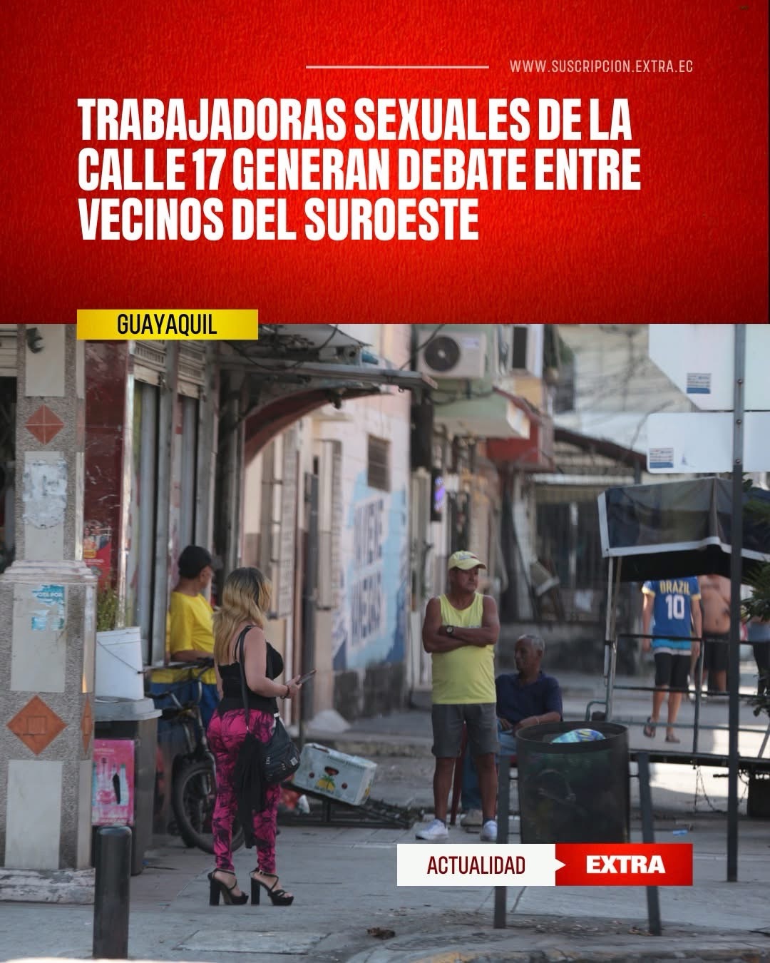 Llaman la atención por su vestimenta provocativa