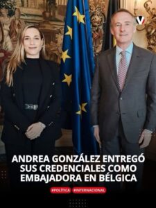 ANDREA GONZÁLEZ ENTREGÓ SUS CREDENCIALES COMO EMBAJADORA DE ECUADOR EN BÉLGICA