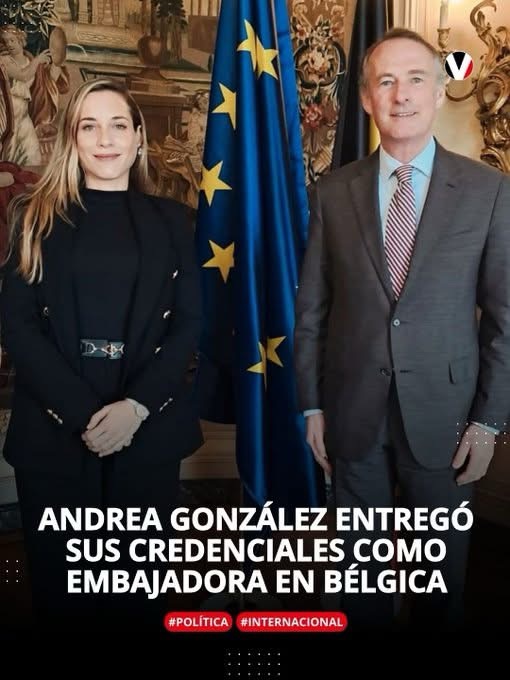 ANDREA GONZÁLEZ ENTREGÓ SUS CREDENCIALES COMO EMBAJADORA DE ECUADOR EN BÉLGICA