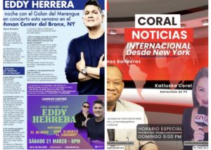 Una noche con el Galan del Merengue en concierto esta semana en el Lehman Center del Bronx, NY