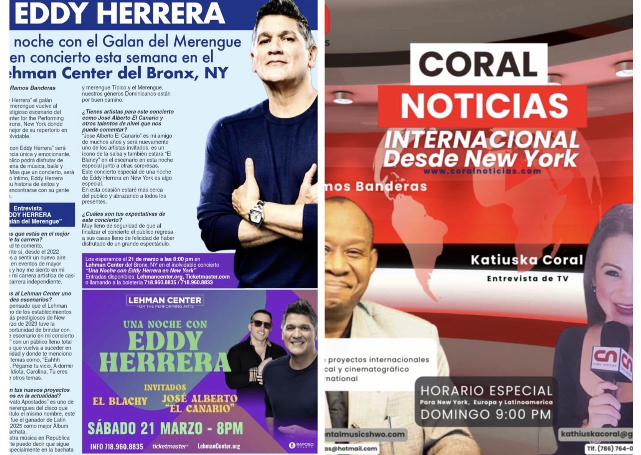 Una noche con el Galan del Merengue en concierto esta semana en el Lehman Center del Bronx, NY