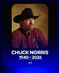 El reconocido actor y artista marcial estadounidense Chuck Norris falleció este jueves a los 86 años