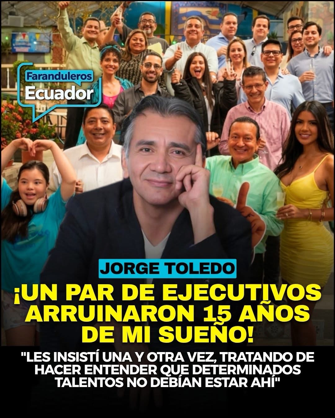 Toledo señala que decisiones tomadas por un grupo de ejecutivos habrían afectado directamente el desarrollo de la producción