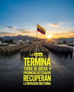 4 PROVINCIAS DE ECUADOR RECUPERAN LA MOVILIDAD NOCTURNA