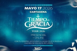 Cartagena será sede del lanzamiento de “Tiempo de Gracia”, un encuentro de música y transformación espiritual
