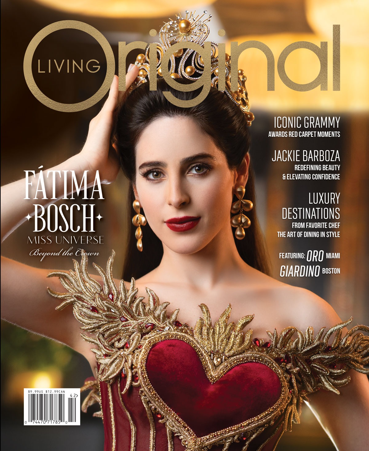 Original Living Magazine presenta su nueva edición 2026 con la flamante Miss Universo Fátima Bosch en portada