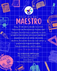 FELIZ DÍA DEL MAESTRO ECUATORIANO