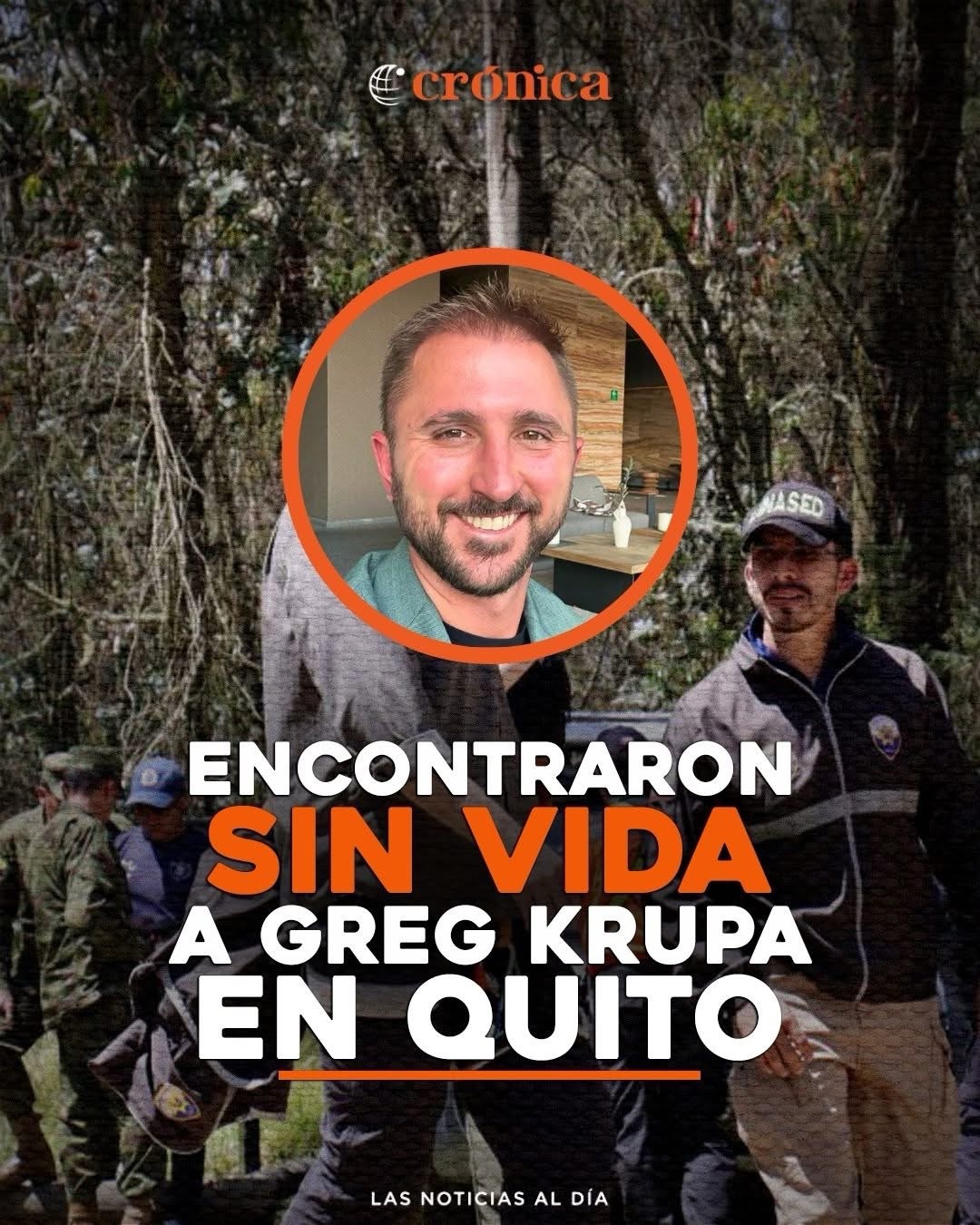 La familia de Gregory Allen Krupa confirmó su fallecimiento