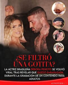 Débora Peixoto, creadora de contenido brasileña en OnlyFans, sorprendió a sus seguidores al anunciar que está embarazada de un actor con quien grabó un video para adultos.