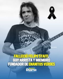 Fallecimiento de Felipe Staiti, guitarrista de los Enanitos Verdes