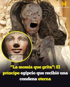 Imagina despertar tras tres mil años de oscuridad con el rostro congelado