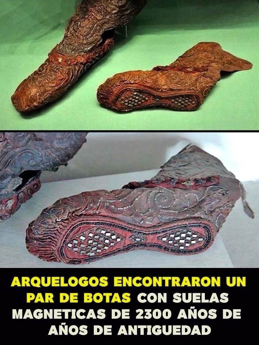 Hallaron unos zapatos de más de 2.300 años