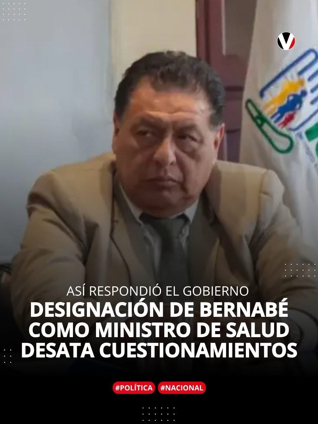 DESIGNACIÓN DE JAIME BERNABÉ ERAZO COMO MINISTRO DE SALUD DESATA CUESTIONAMIENTOS