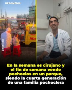 El médico cirujano y traumatólogo Julio Adad sorprende con su doble vida: durante la semana trabaja en quirófanos y como docente, pero los fines de semana vende pochoclos