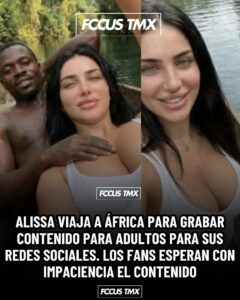 Alissa viajó recientemente a África como parte de su proceso creativo