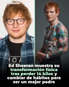 Ed Sheeran protagoniza la nueva portada de Men’s Health mostrando una profunda transformación física y personal a los 34 años, tras perder 14 kilos en los últimos cinco años