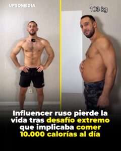Dmitry Nuyanzin, entrenador fitness e influencer ruso de 30 años, perdió la vida