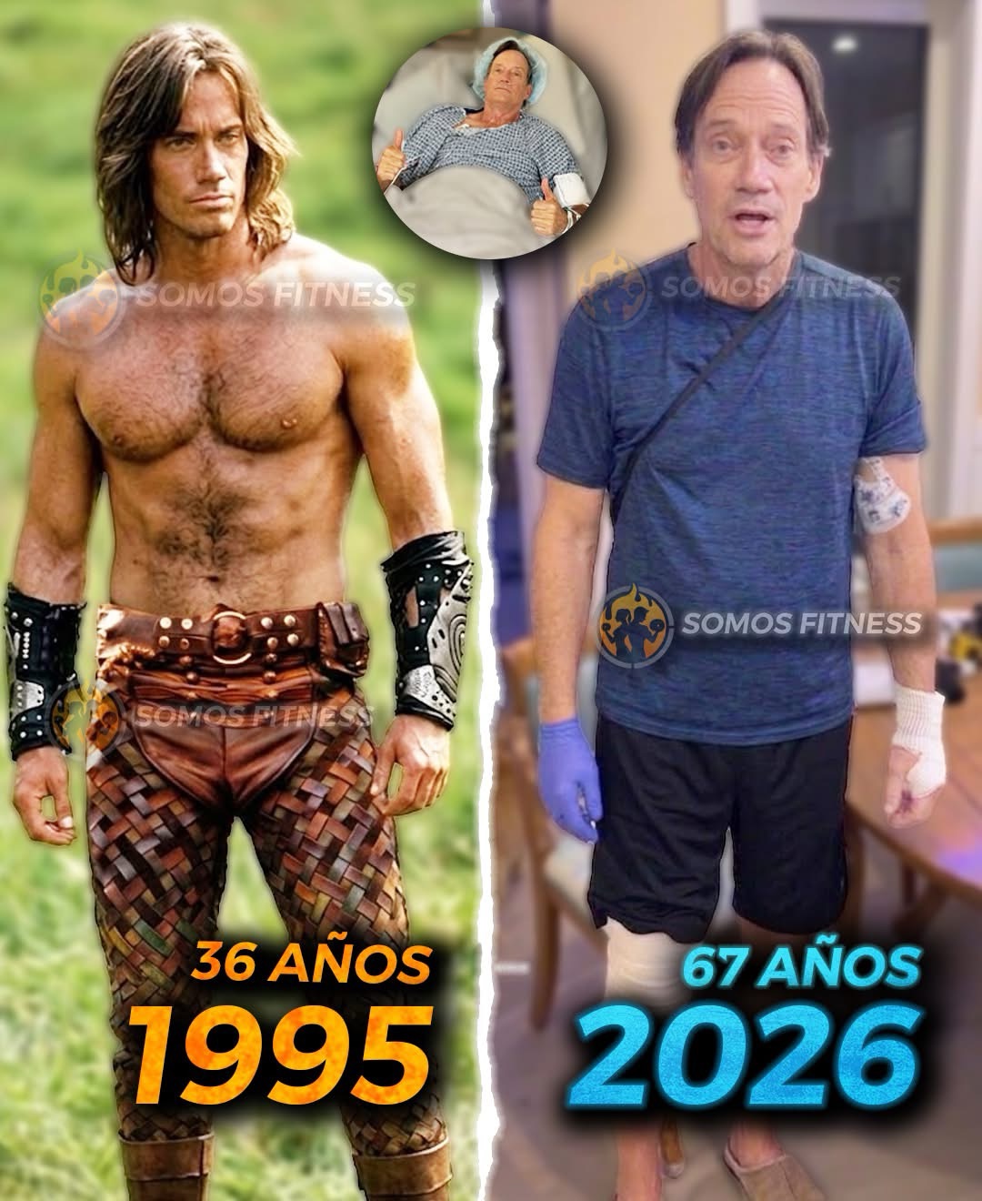 En los años 90, fue Hércules… un símbolo de fuerza, poder y un físico de héroe