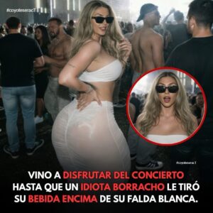 ¡EL CONCIERTO QUE TERMINÓ EN ESCÁNDALO! EL DESASTRE DEL VESTIDO BLANCO QUE DEJÓ A TODOS SIN PALABRAS 🎤🔥👗