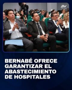 EL NUEVO MINISTRO DE SALUD JAIME BERNABÉ OFRECE GARANTIZAR EL ABASTECIMIENTO DE INSUMOS Y MEDICINAS EN HOSPITALES