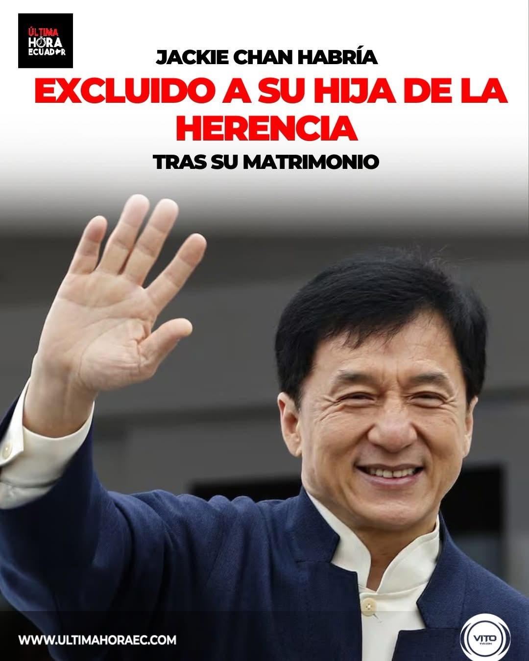 Jackie Chan volvió a estar en el centro de la polémica