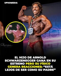 El hijo de Arnold Schwarzenegger, Joseph Baena, hizo su debut