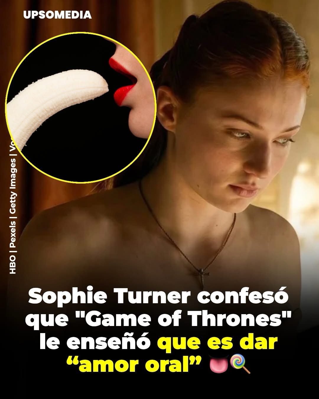 Sophie Turner dejó a todos con la boca abierta al confesar que era tan “inocente” que no sabía lo que era el “amor oral”