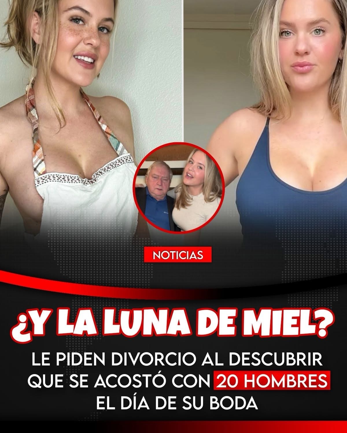 Su pareja encontró un video en el que ella aparece con 20 hombres esa misma noche.