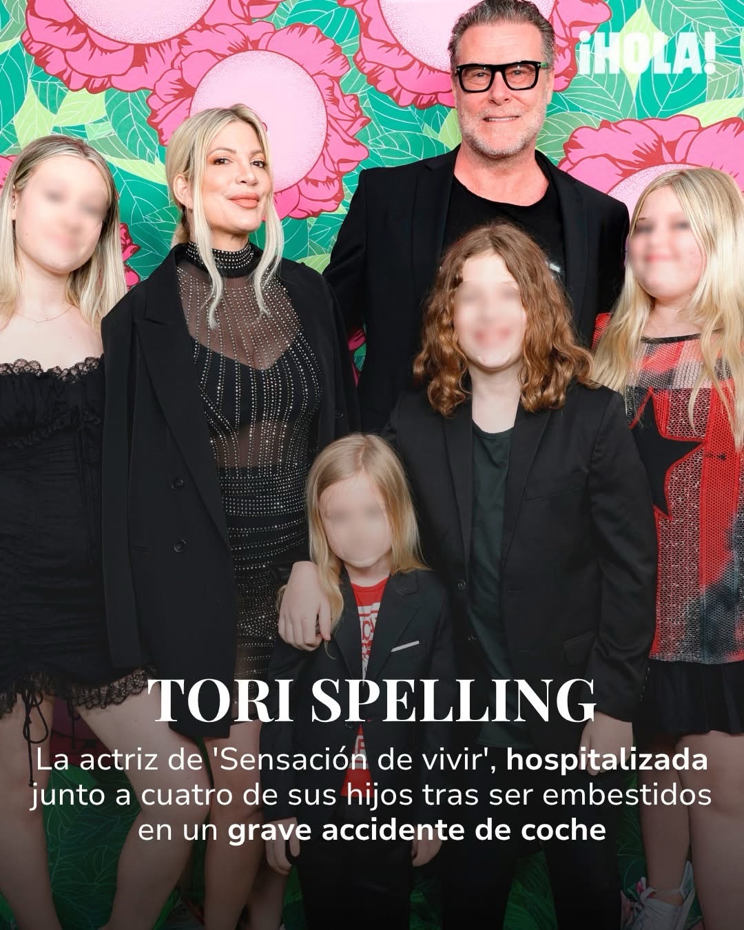 Tori Spelling, la recordada Donna Martin de la mítica serie Sensación de Vivir, ha sufrido un grave accidente de tráfico