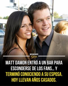 Se escondió detrás de un bar para escapar de fans… y terminó encontrando a la mujer con la que formaría su vida.