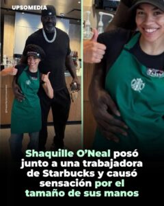 Lo que más llamó la atención fueron sus manos, cuyo tamaño era comparable al del abdomen de la empleada.