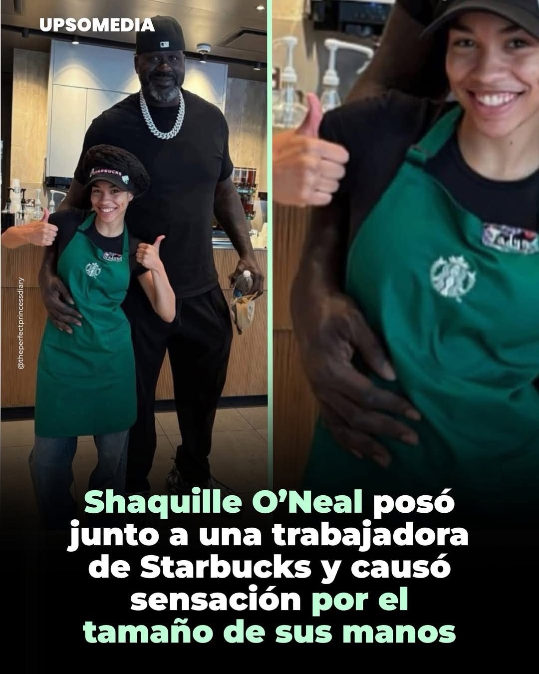 Lo que más llamó la atención fueron sus manos, cuyo tamaño era comparable al del abdomen de la empleada.