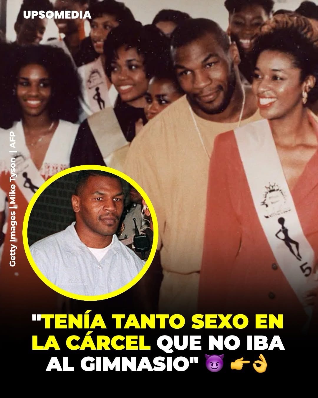 Tyson reveló que durante sus tres años en prisión, el boxeo pasó a segundo plano porque estaba demasiado ocupado con sus “visitas especiales”. 👀🔥